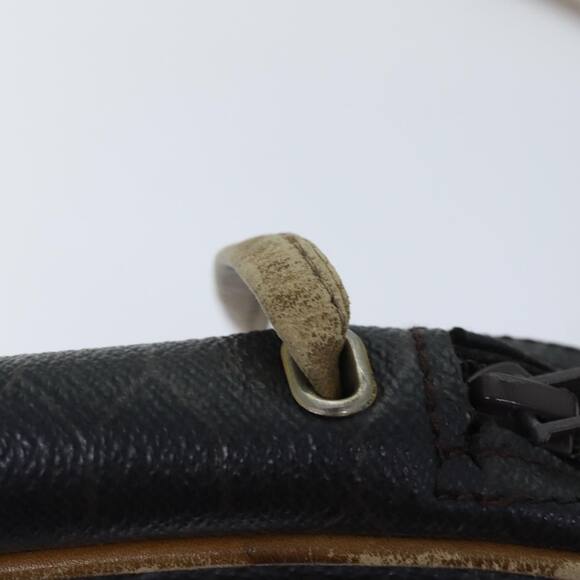 DIOR Honeycomb Canvas Shoulder Bag Pvc Leather Black - Picture 9 of 12